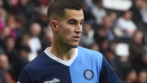 Albanian Anis Mehmeti is Wycombe's top scorer this season with eight League One goals
