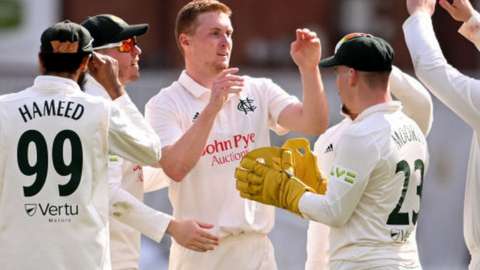 Joey Evison has made 401 runs and taken 21 wickets in his 10 red-ball appearances for Notts