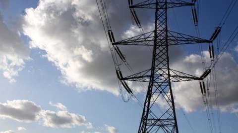 London electricity pylon