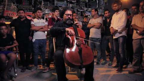 Bomb site has become a shrine