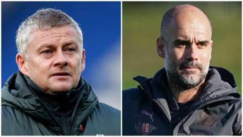 Ole Gunnar Solskjaer & Pep Guardiola