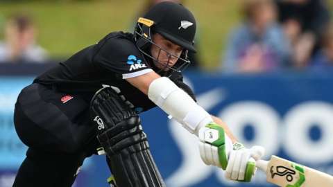 New Zealand skipper Tom Latham hit 55 as the Black Caps fought back from 0-2 to beat Ireland by three wickets at Malahide