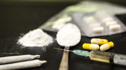 Heroine, crack cocaine, marijuana and cocaine