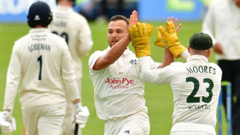 Nottinghamshire's Dane Paterson finished day one with figures of 3-36