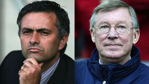 Jose Mourinho and Sir Alex Ferguson