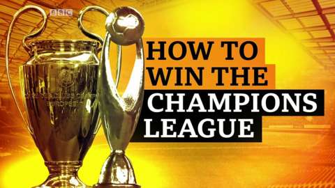 Champions League trophies