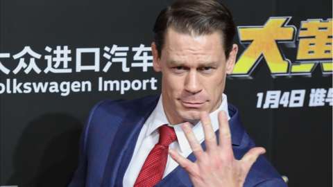 John Cena at an even in China