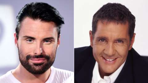 Rylan Clark-Neal and Dale Winton