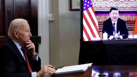 Virtual meeting between Xi and Biden