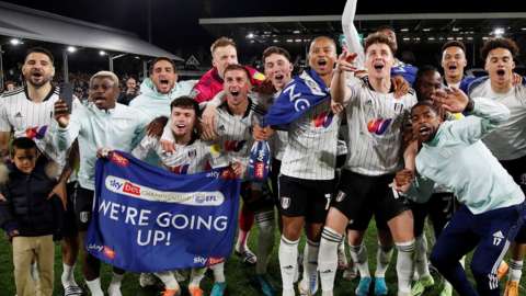 Fulham celebrate