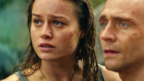 Brie Larson and Tom Hiddleston in Kong: Skull Island