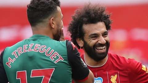 Trezeguet and Mohamed Salah