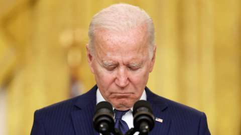 US President Joe Biden at the White House