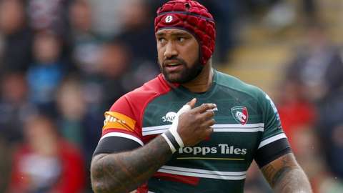 Nemani Nadolo in action for Leicester