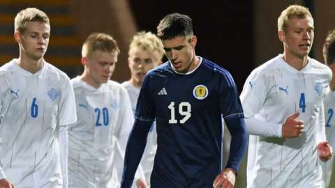 Scotland's Max Johnston is left disappointed