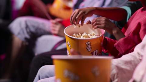 Popcorn in cinema