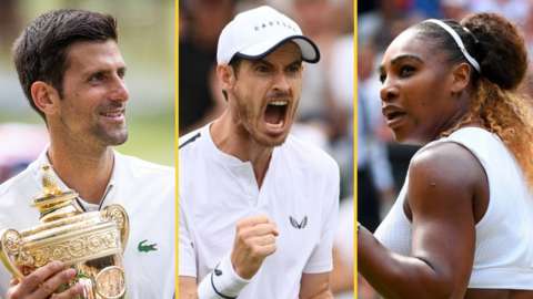 Novak Djokovic, Andy Murray and Serena Williams will play at Wimbledon 2021