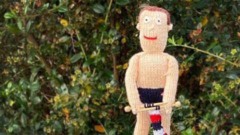 Knitted Tom Daley