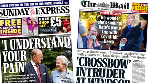 Front pages for 26 December 2021