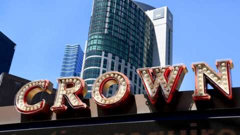 The Crown Casino in Melbourne.