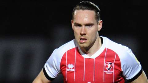 Chris Hussey scored four goals in three seasons at Cheltenham - including one last season that clinched promotion from League Two
