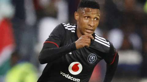 Vincent Pule in action for Orlando Pirates