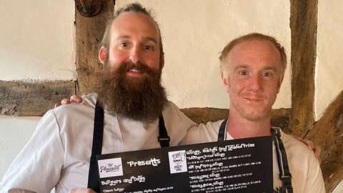 Chefs Stewart Bulman and Matthew Crawford