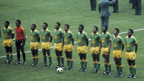 Zaire (now known as DR Congo) at the 1974 World Cup finals
