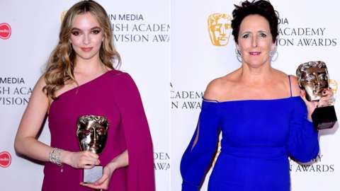 Jodie Comer and Fiona Shaw