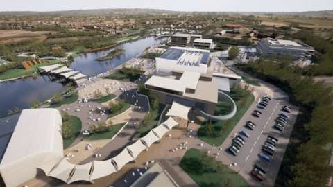 Artist's impression of Wellness and Life Science Village