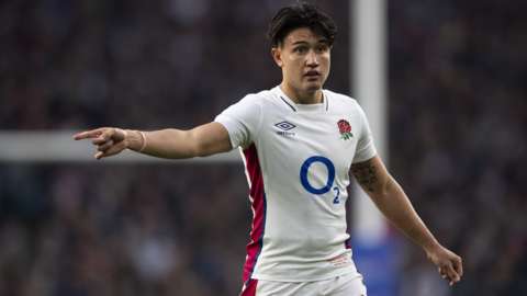 Marcus Smith playing for England