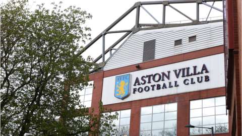 A view of Aston Villa's Villa Park ground