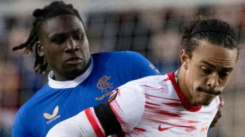 Calvin Bassey and Yussuf Poulsen