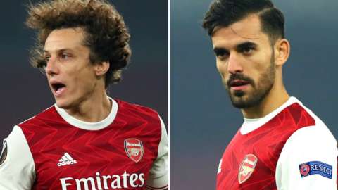 David Luiz and Dani Ceballos