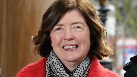 Sue Gray in Belfast in February 2020