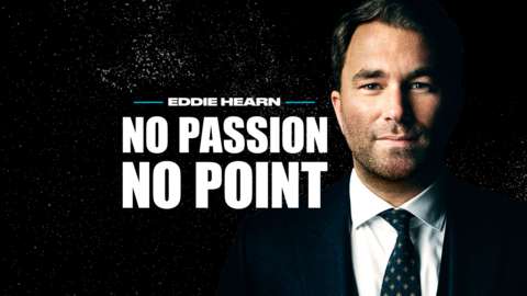 Eddie Hearn No Passion, No Point brand image