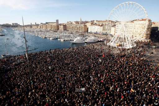 March in Marseille