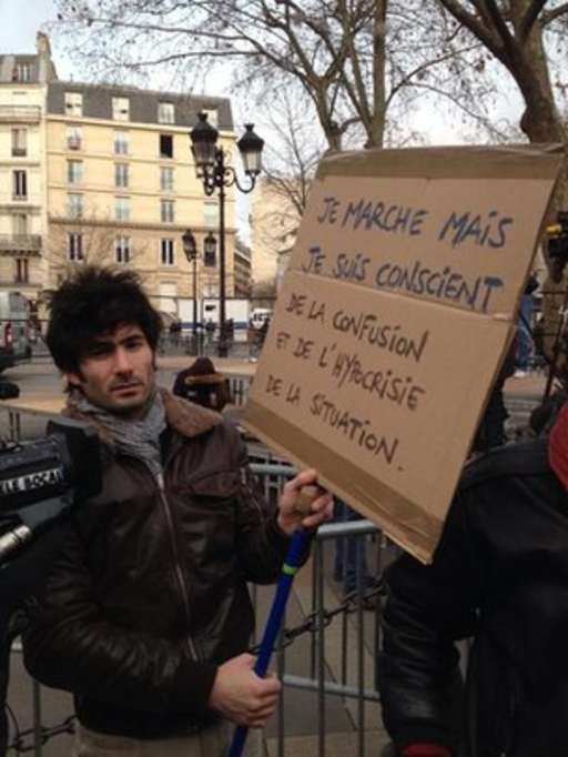 Demonstrator in Paris