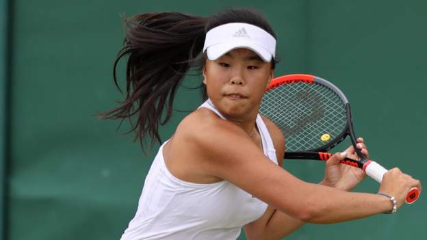 溫布爾登。14歲的Mimi Xu可能成為進入高級別的最年輕女性