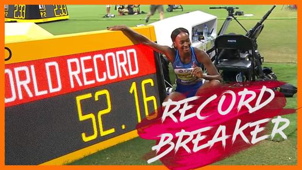 World Athletics Championships: Dalilah Muhammad breaks ...