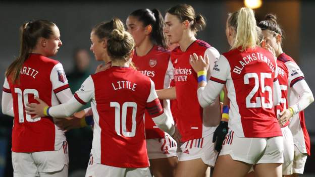 Arsenal 4-0 Reading: Gunners extend lead at top of WSL - BBC Sport