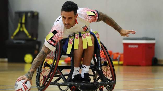 Rugby League World Cup: England's Lewis King on his journey to wheelchair tourna..