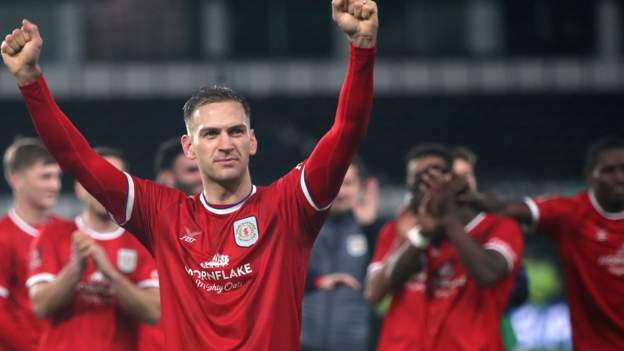 Derby County 1-3 Crewe Alexandra: Aaron Rowe double bundles Rams out of FA Cup