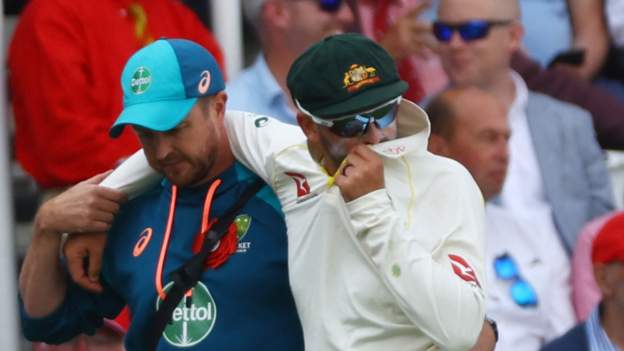 The Ashes 2023: Nathan Lyon injures right calf during second Ashes Test at Lord's