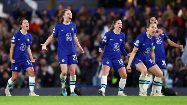 Women’s Champions League: Chelsea beat holders Lyon in dramatic penalty shootout to reach semis – NewsEverything England