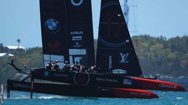 New Zealand compete at America's Cup