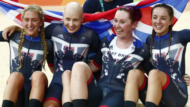 Rio Olympics Laura Trott Makes History As GB S Women Win Team Pursuit BBC Sport