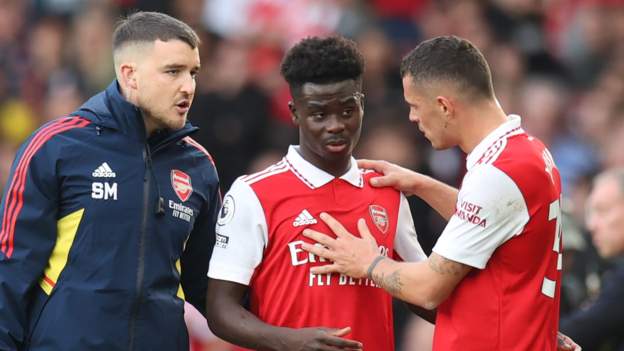 Bukayo Saka: Arsenal winger 'hopefully not' a World Cup doubt, says Mikel Arteta