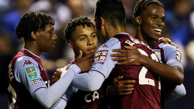 Cameron Archer hits hat-trick as Villa cruise into third round