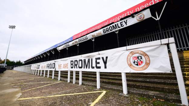 Bromley A-A Yeovil Town: National League game abandoned after fan dies